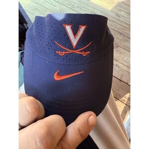 Nike Virginia Cavaliers Visor Hat Navy Blue Adjustable